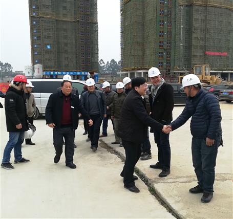 羅濤到冶建公司項(xiàng)目現(xiàn)場慰問和檢查指導(dǎo)工作