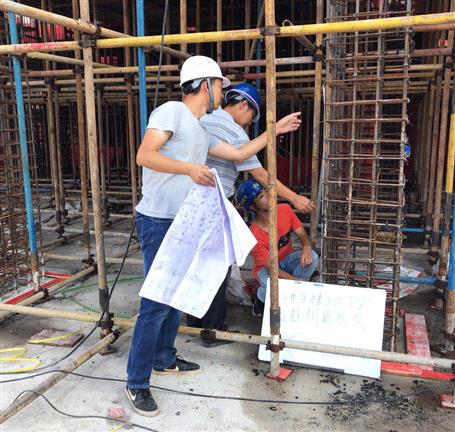 桂華分公司：堅守崗位，端午節(jié)建設工地不停歇