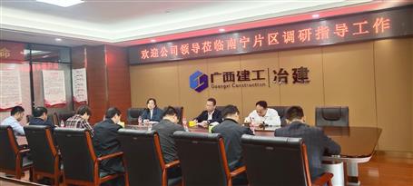 覃振華到南寧片區(qū)調研指導工作