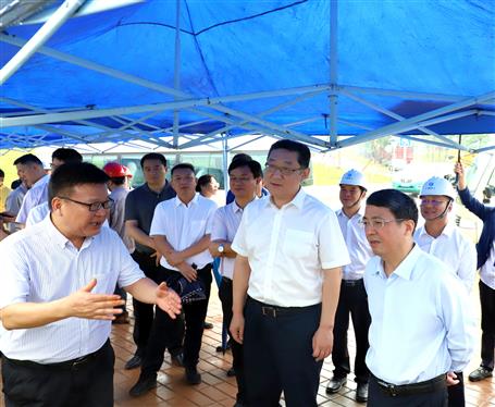 柳州市委書記吳煒、市長張壯到公司項(xiàng)目調(diào)研指導(dǎo)
