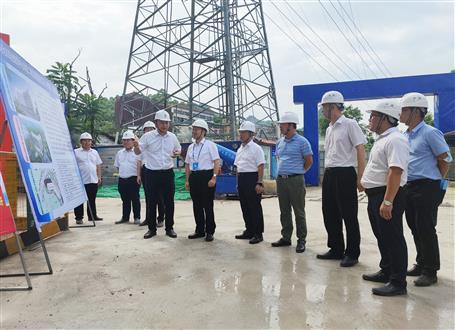 侯立林率隊到公司項目開展2021年上半年質量安全綜合大檢查